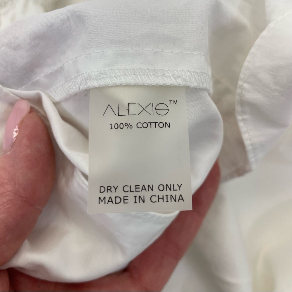 Alexis Ruffle Top XS White - Picture 14 of 15